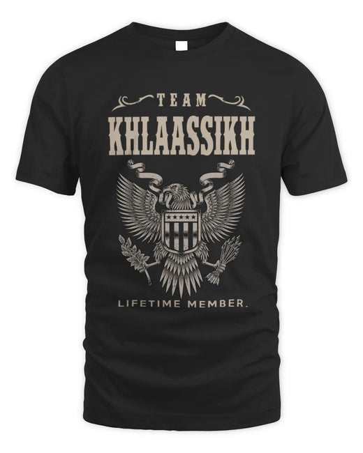 KHLAASSIKH TP06-K82 – Personalized Classic Style Apparel “Team NAME Lifetime Member”