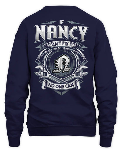 NANCY AP81-K4-626 - Personalized Ahmed Quote Apparel “If Ahmed Can't Fix It, No One Can” - Unisex Sweatshirt - Navy