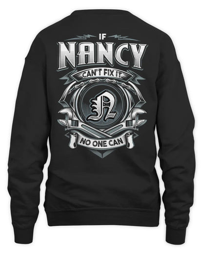 NANCY AP81-K4-626 - Personalized Ahmed Quote Apparel “If Ahmed Can't Fix It, No One Can” - Unisex Sweatshirt - Black