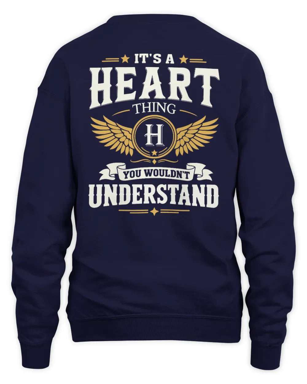 HEART KT06-M008 It’s a [NAME] Thing – You Wouldn’t Understand | Personalized Vintage T-Shirt - Unisex Sweatshirt - Navy