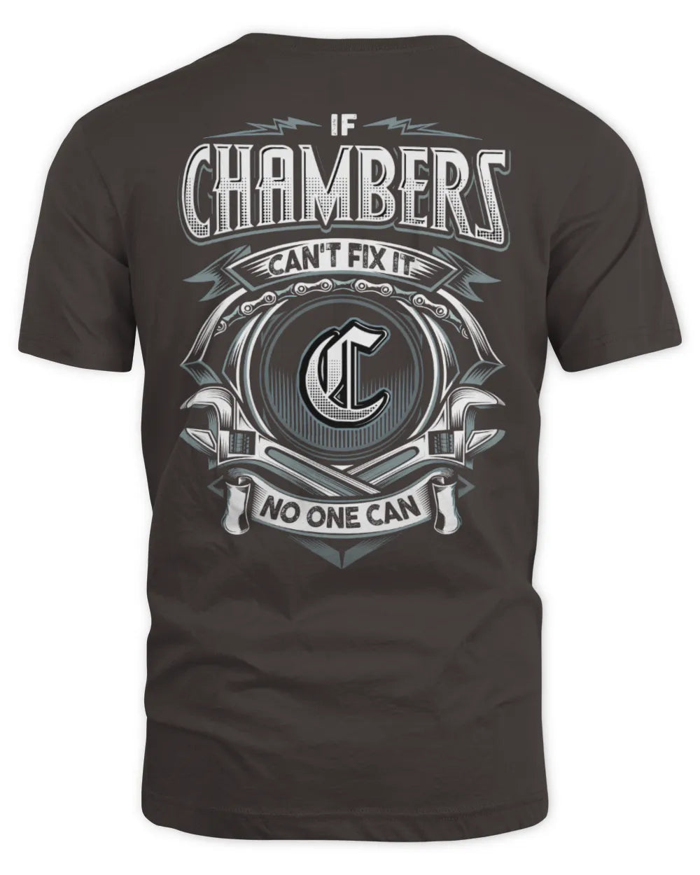 CHAMBERS AP81-K4-626 - Personalized Ahmed Quote Apparel “If Ahmed Can't Fix It, No One Can” - Unisex Standard T-Shirt - Dark Chocolate