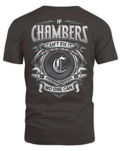 CHAMBERS AP81-K4-626 - Personalized Ahmed Quote Apparel “If Ahmed Can't Fix It, No One Can” - Unisex Standard T-Shirt - Dark Chocolate
