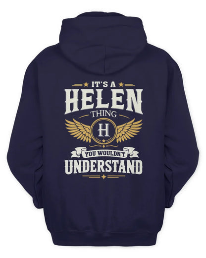 HELEN KT06-M008 It’s a [NAME] Thing – You Wouldn’t Understand | Personalized Vintage T-Shirt - Unisex Hoodie - Navy