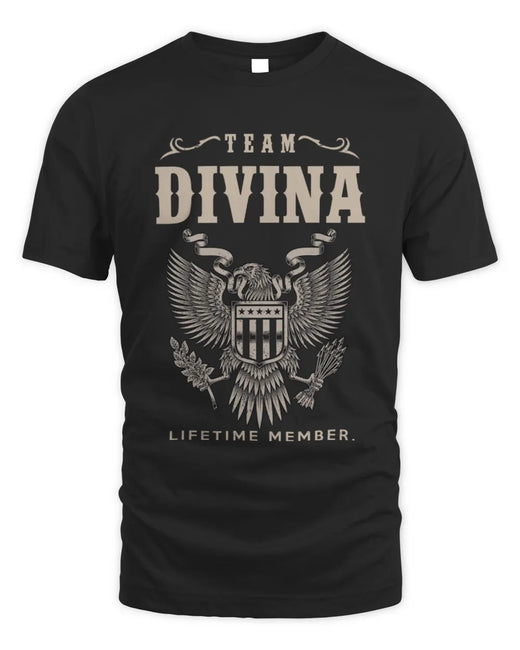 DIVINA TP06-K82 – Personalized Classic Style Apparel “Team NAME Lifetime Member”