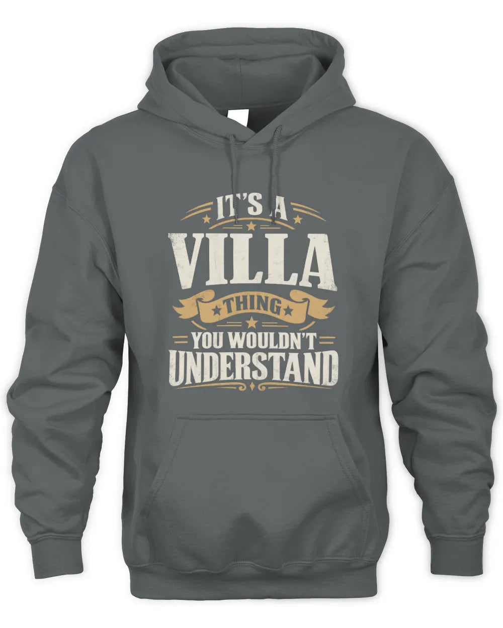 VILLA P08 TH51 - Personalized “It’s a/an [NAME] Thing – You Wouldn’t Understand” Shirt - Unisex Hoodie - Charcoal