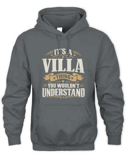 VILLA P08 TH51 - Personalized “It’s a/an [NAME] Thing – You Wouldn’t Understand” Shirt - Unisex Hoodie - Charcoal