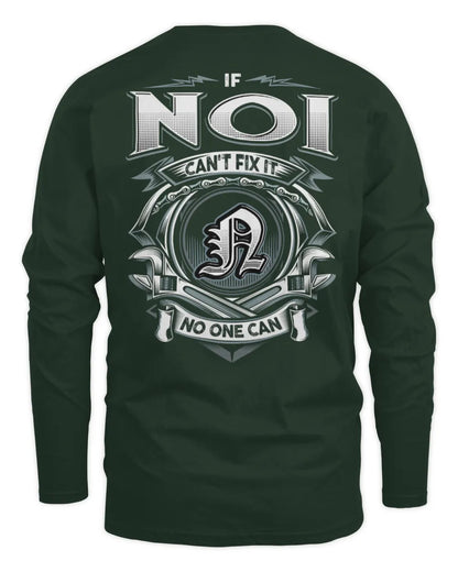 NOI AP81-K4-626 - Personalized Ahmed Quote Apparel “If Ahmed Can't Fix It, No One Can” - Men's Long Sleeved T-Shirt - Forest Green
