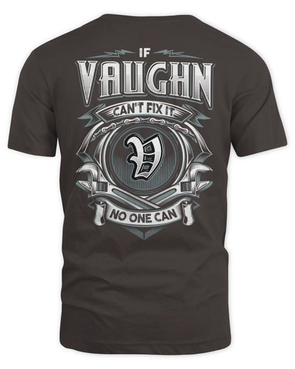 VAUGHN AP81-K4-626 - Personalized Ahmed Quote Apparel “If Ahmed Can't Fix It, No One Can” - Unisex Standard T-Shirt - Dark Chocolate
