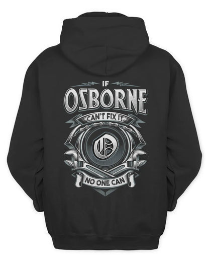OSBORNE AP81-K4-626 - Personalized Ahmed Quote Apparel “If Ahmed Can't Fix It, No One Can” - Unisex Hoodie - Black