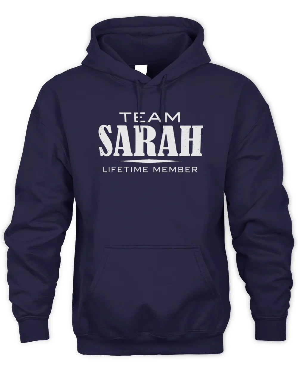 SARAH BL62-K4-128 - Personalized “Team NAME Lifetime Member” - Unisex Hoodie - Navy