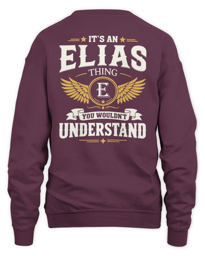 ELIAS KT06-M008 It’s a [NAME] Thing – You Wouldn’t Understand | Personalized Vintage T-Shirt - Unisex Sweatshirt - Maroon