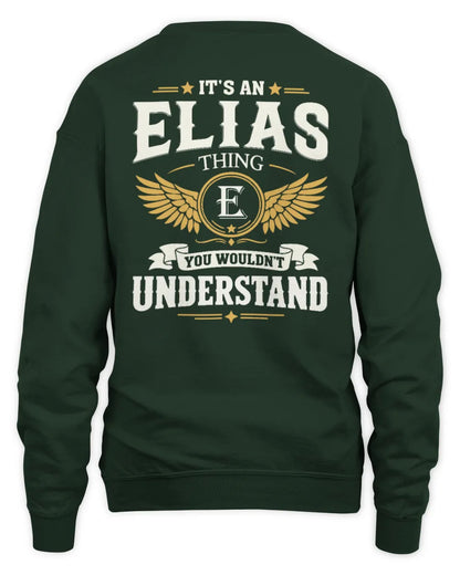 ELIAS KT06-M008 It’s a [NAME] Thing – You Wouldn’t Understand | Personalized Vintage T-Shirt - Unisex Sweatshirt - Forest Green