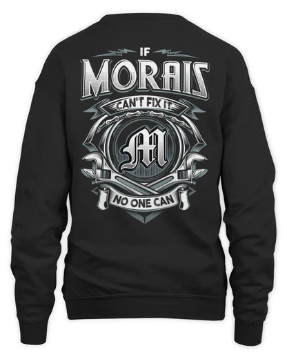 MORAIS AP81-K4-626 - Personalized Ahmed Quote Apparel “If Ahmed Can't Fix It, No One Can” - Unisex Sweatshirt - Black