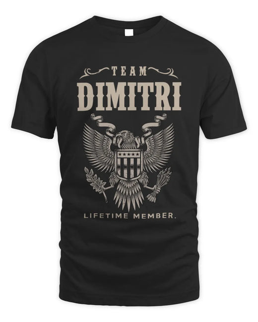 DIMITRI TP06-K82 – Personalized Classic Style Apparel “Team NAME Lifetime Member”