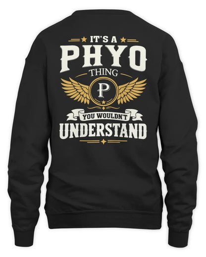 PHYO KT06-M008 It’s a [NAME] Thing – You Wouldn’t Understand | Personalized Vintage T-Shirt - Unisex Sweatshirt - Black