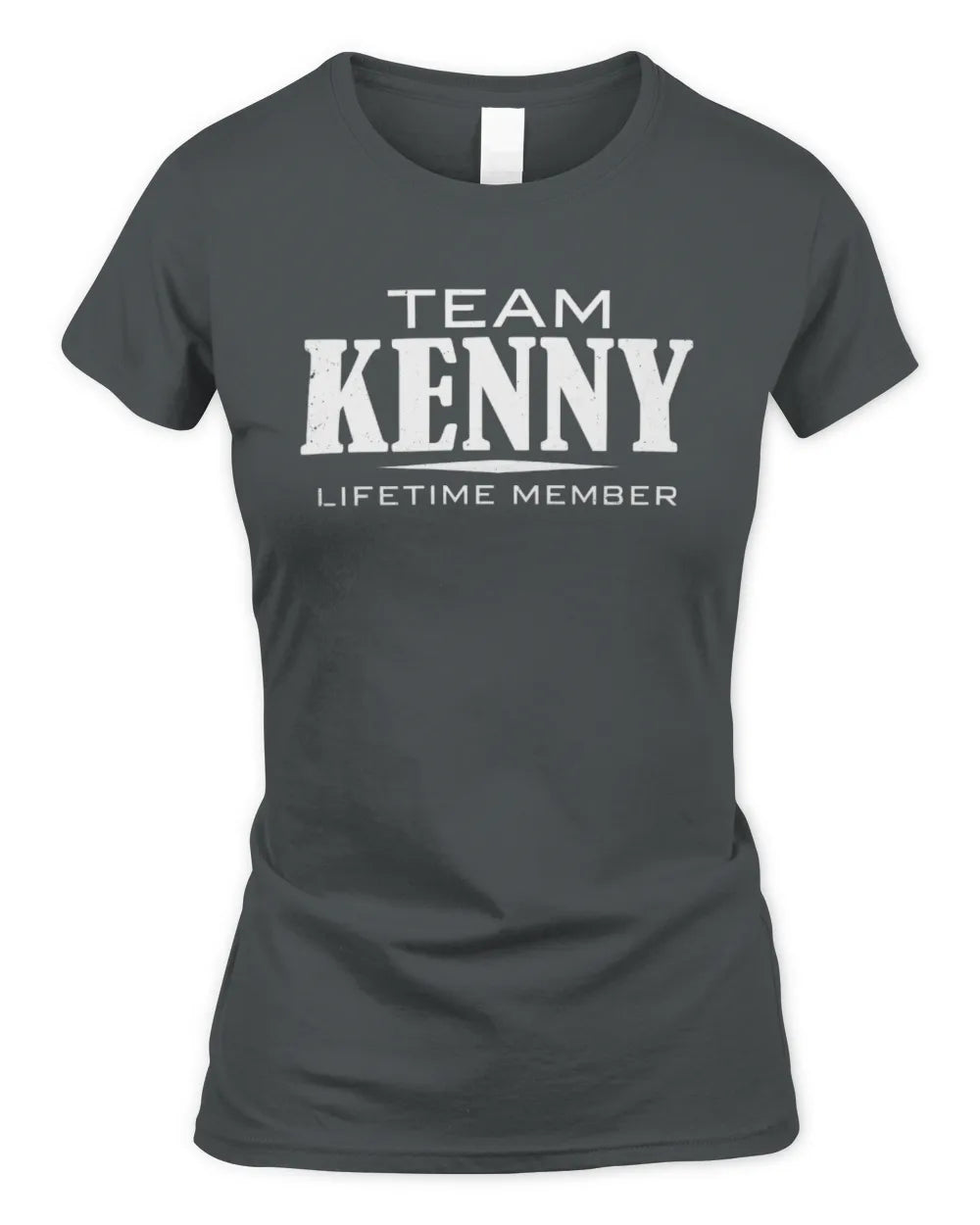 KENNY BL62-K4-128 - Personalized “Team NAME Lifetime Member” - Women's Standard T-Shirt - Charcoal