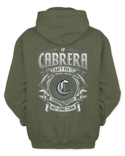 CABRERA AP81-K4-626 - Personalized Ahmed Quote Apparel “If Ahmed Can't Fix It, No One Can” - Unisex Hoodie - Military Green