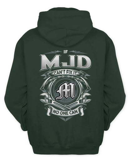 MJD AP81-K4-626 - Personalized Ahmed Quote Apparel “If Ahmed Can't Fix It, No One Can” - Unisex Hoodie - Forest Green