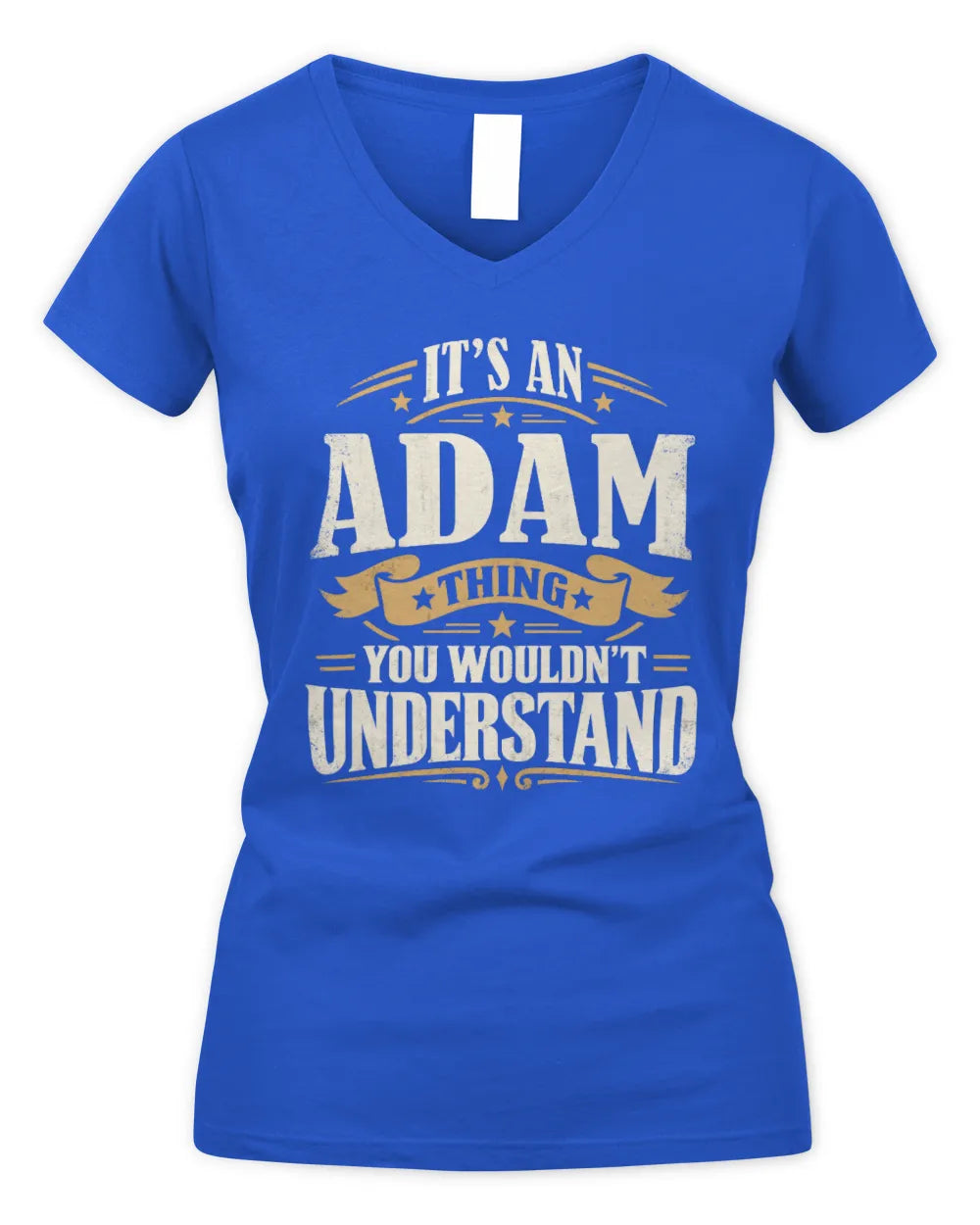 ADAM P08 TH51 - Personalized “It’s a/an [NAME] Thing – You Wouldn’t Understand” Shirt - Women's V-Neck T-Shirt - Royal