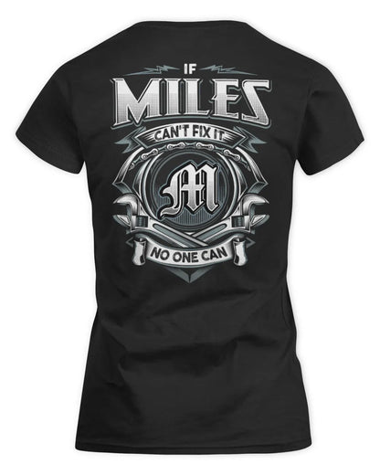 MILES AP81-K4-626 - Personalized Ahmed Quote Apparel “If Ahmed Can't Fix It, No One Can” - Women's Standard T-Shirt - Black