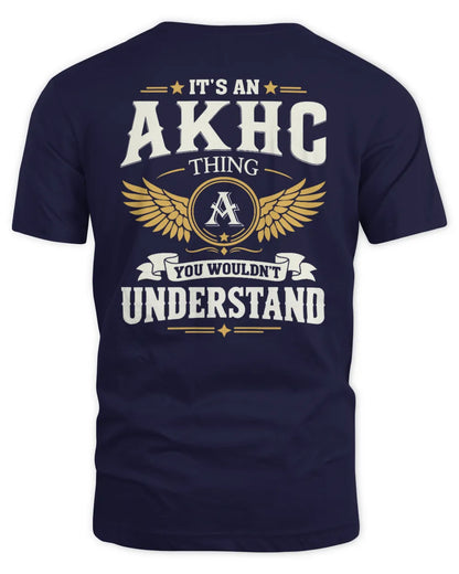 AKHC KT06-M008 It’s a [NAME] Thing – You Wouldn’t Understand | Personalized Vintage T-Shirt - Unisex Standard T-Shirt - Navy