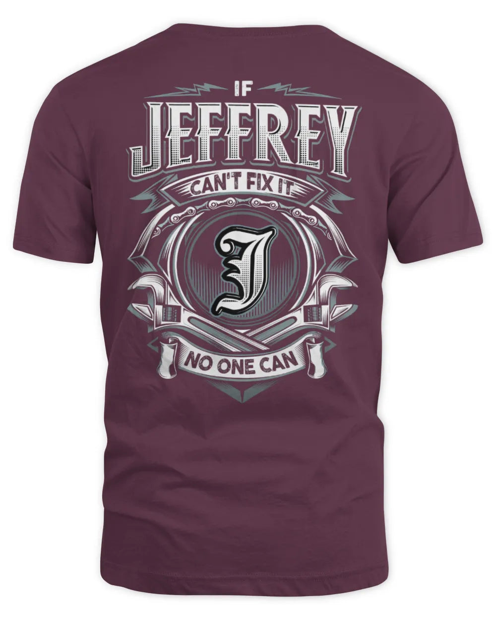 JEFFREY AP81-K4-626 - Personalized Ahmed Quote Apparel “If Ahmed Can't Fix It, No One Can” - Unisex Standard T-Shirt - Maroon