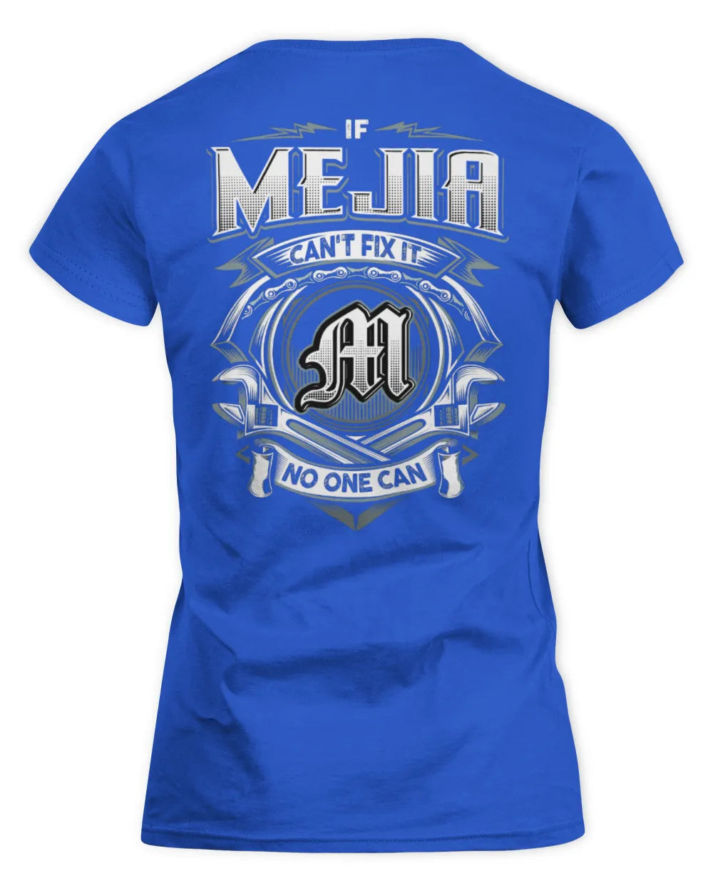 MEJIA AP81-K4-626 - Personalized Ahmed Quote Apparel “If Ahmed Can't Fix It, No One Can” - Women's Standard T-Shirt - Royal