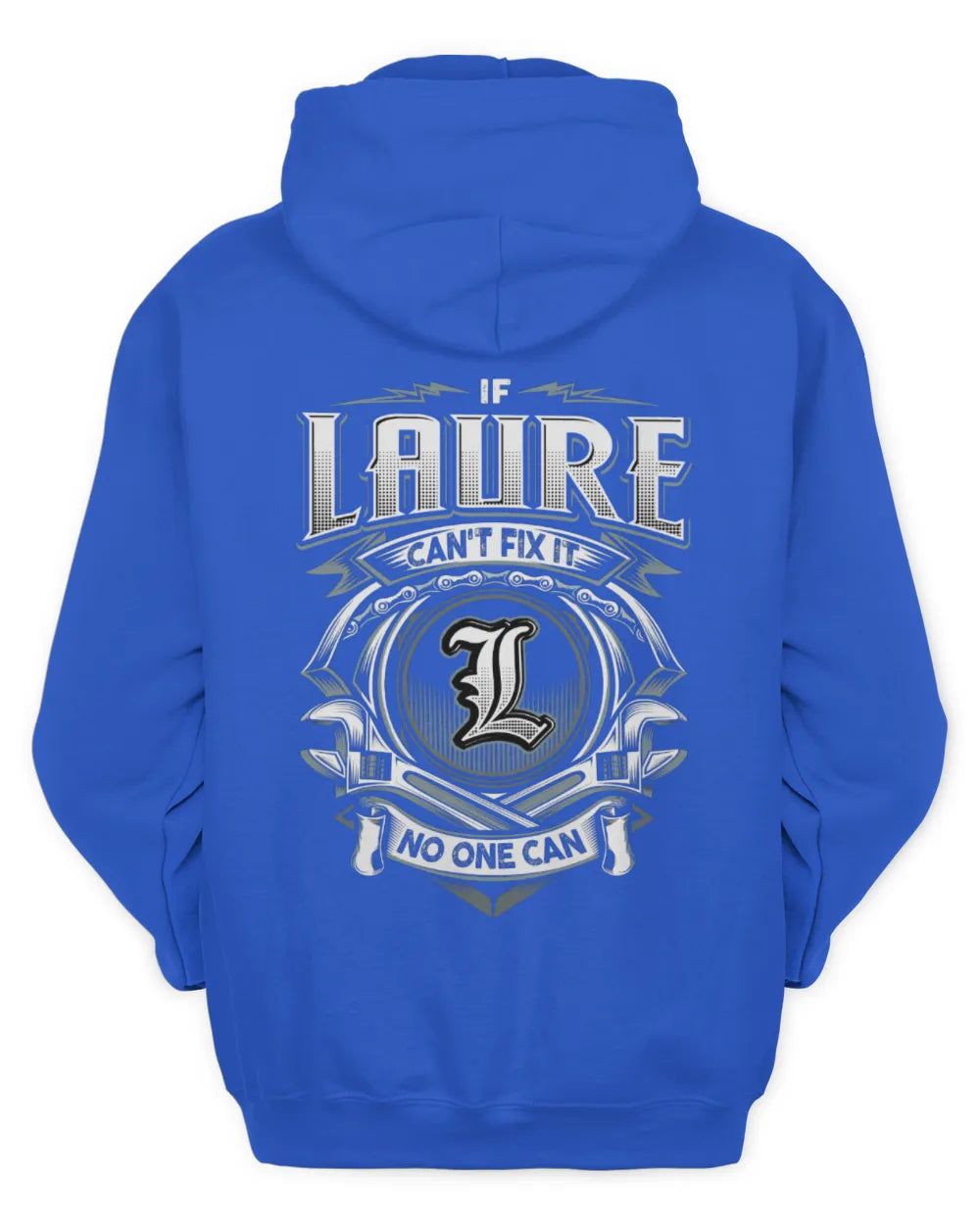 LAURE AP81-K4-626 - Personalized Ahmed Quote Apparel “If Ahmed Can't Fix It, No One Can” - Unisex Hoodie - Royal