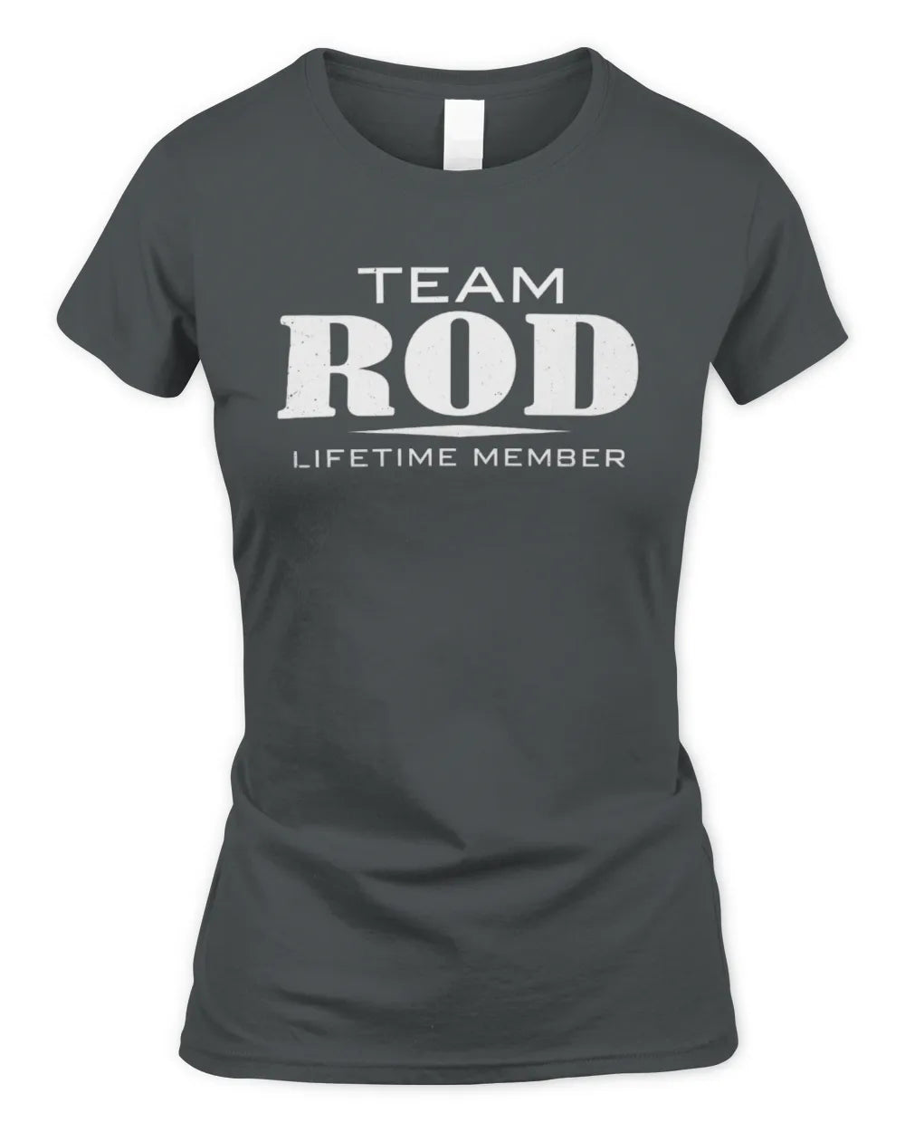 ROD BL62-K4-128 - Personalized “Team NAME Lifetime Member” - Women's Standard T-Shirt - Charcoal