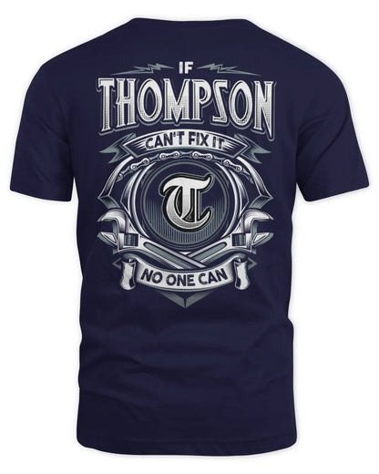 THOMPSON AP81-K4-626 - Personalized Ahmed Quote Apparel “If Ahmed Can't Fix It, No One Can” - Unisex Standard T-Shirt - Navy