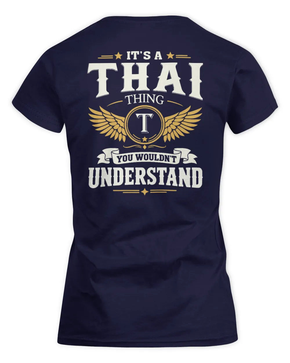 THAI KT06-M008 It’s a [NAME] Thing – You Wouldn’t Understand | Personalized Vintage T-Shirt - Women's Standard T-Shirt - Navy