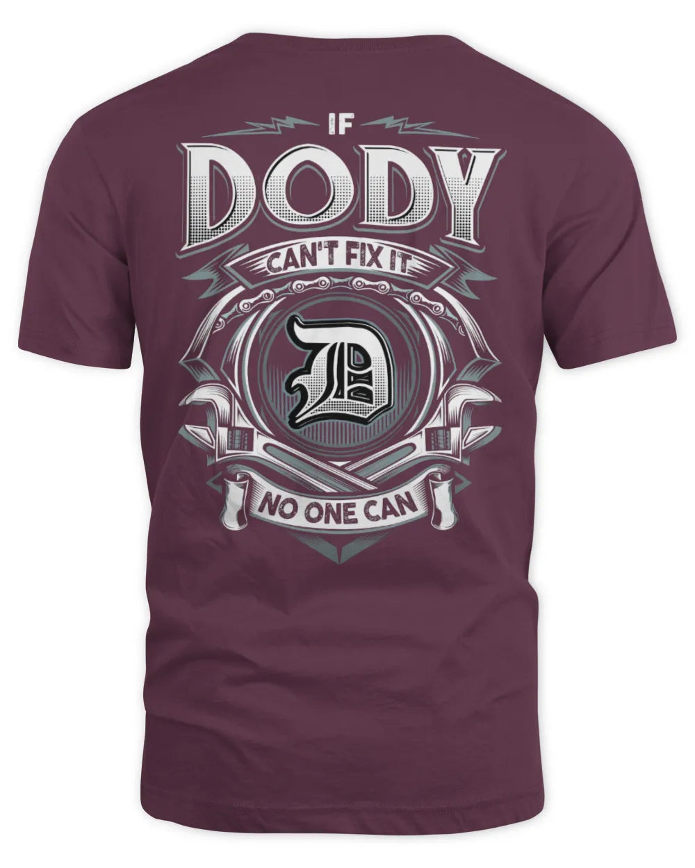 DODY AP81-K4-626 - Personalized Ahmed Quote Apparel “If Ahmed Can't Fix It, No One Can” - Unisex Standard T-Shirt - Maroon