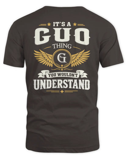 GUO KT06-M008 It’s a [NAME] Thing – You Wouldn’t Understand | Personalized Vintage T-Shirt - Unisex Standard T-Shirt - Dark Chocolate