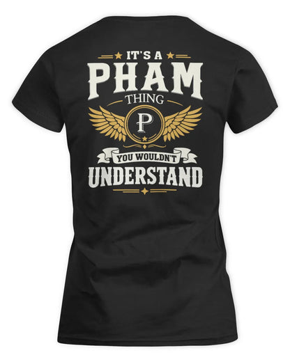 PHAM KT06-M008 It’s a [NAME] Thing – You Wouldn’t Understand | Personalized Vintage T-Shirt - Women's Standard T-Shirt - Black