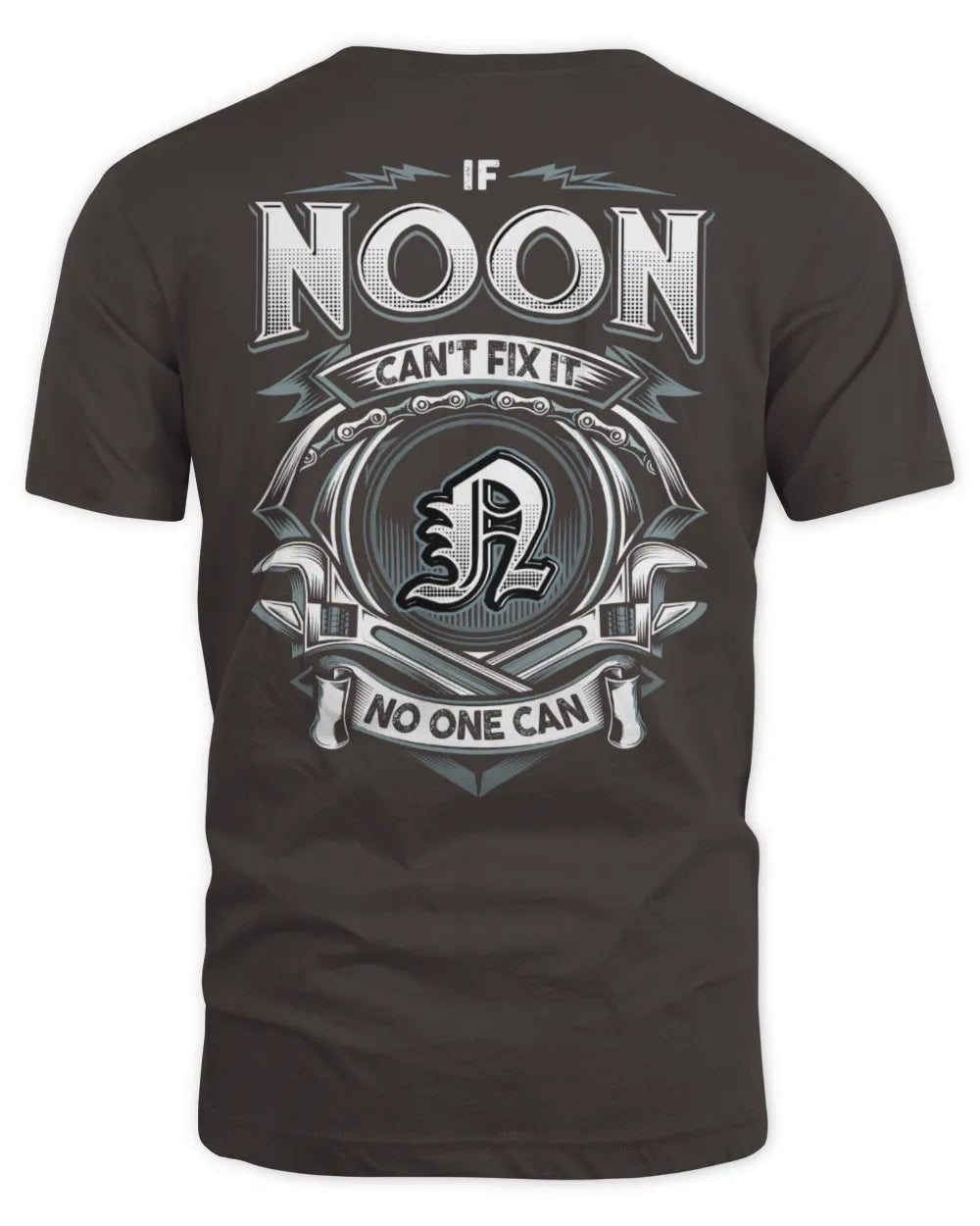 NOON AP81-K4-626 - Personalized Ahmed Quote Apparel “If Ahmed Can't Fix It, No One Can” - Unisex Standard T-Shirt - Dark Chocolate