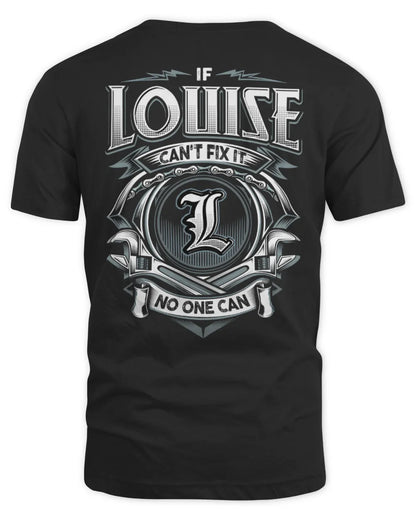 LOUISE AP81-K4-626 - Personalized Ahmed Quote Apparel “If Ahmed Can't Fix It, No One Can” - Unisex Standard T-Shirt - Black