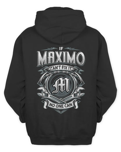 MAXIMO AP81-K4-626 - Personalized Ahmed Quote Apparel “If Ahmed Can't Fix It, No One Can” - Unisex Hoodie - Black
