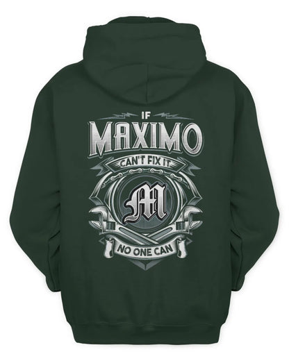 MAXIMO AP81-K4-626 - Personalized Ahmed Quote Apparel “If Ahmed Can't Fix It, No One Can” - Unisex Hoodie - Forest Green