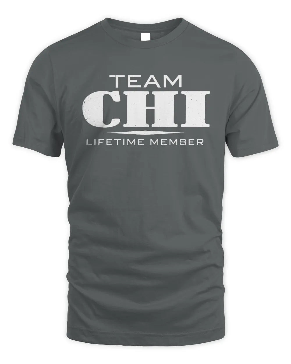 CHI BL62-K4-128 - Personalized “Team NAME Lifetime Member” - Unisex Standard T-Shirt - Charcoal