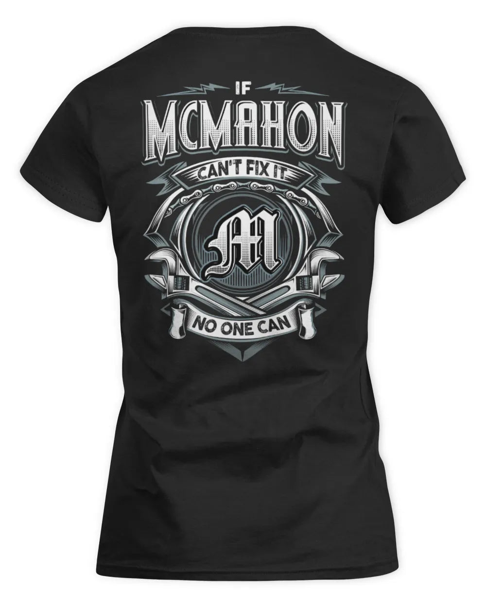 MCMAHON AP81-K4-626 - Personalized Ahmed Quote Apparel “If Ahmed Can't Fix It, No One Can” - Women's Standard T-Shirt - Black