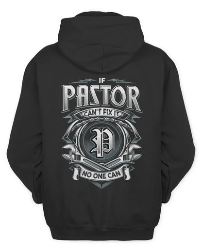 PASTOR AP81-K4-626 - Personalized Ahmed Quote Apparel “If Ahmed Can't Fix It, No One Can” - Unisex Hoodie - Black