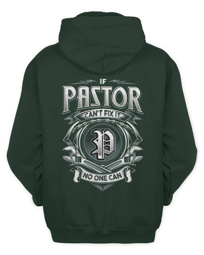 PASTOR AP81-K4-626 - Personalized Ahmed Quote Apparel “If Ahmed Can't Fix It, No One Can” - Unisex Hoodie - Forest Green