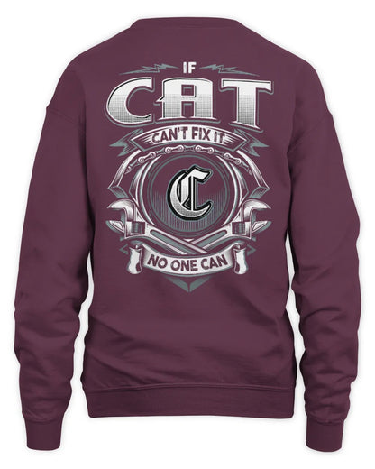 CAT AP81-K4-626 - Personalized Ahmed Quote Apparel “If Ahmed Can't Fix It, No One Can” - Unisex Sweatshirt - Maroon