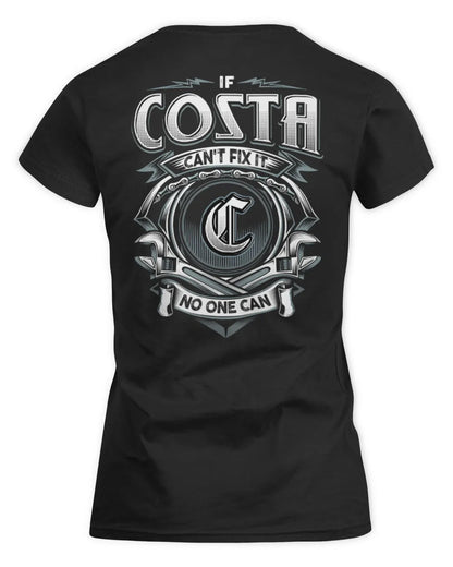 COSTA AP81-K4-626 - Personalized Ahmed Quote Apparel “If Ahmed Can't Fix It, No One Can” - Women's Standard T-Shirt - Black