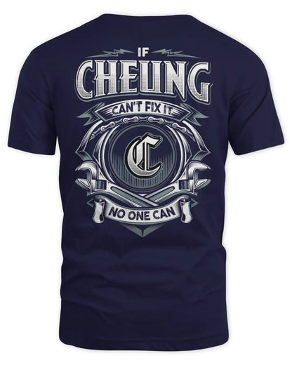 CHEUNG AP81-K4-626 - Personalized Ahmed Quote Apparel “If Ahmed Can't Fix It, No One Can” - Unisex Standard T-Shirt - Navy