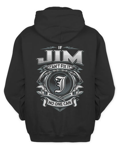 JIM AP81-K4-626 - Personalized Ahmed Quote Apparel “If Ahmed Can't Fix It, No One Can” - Unisex Hoodie - Black