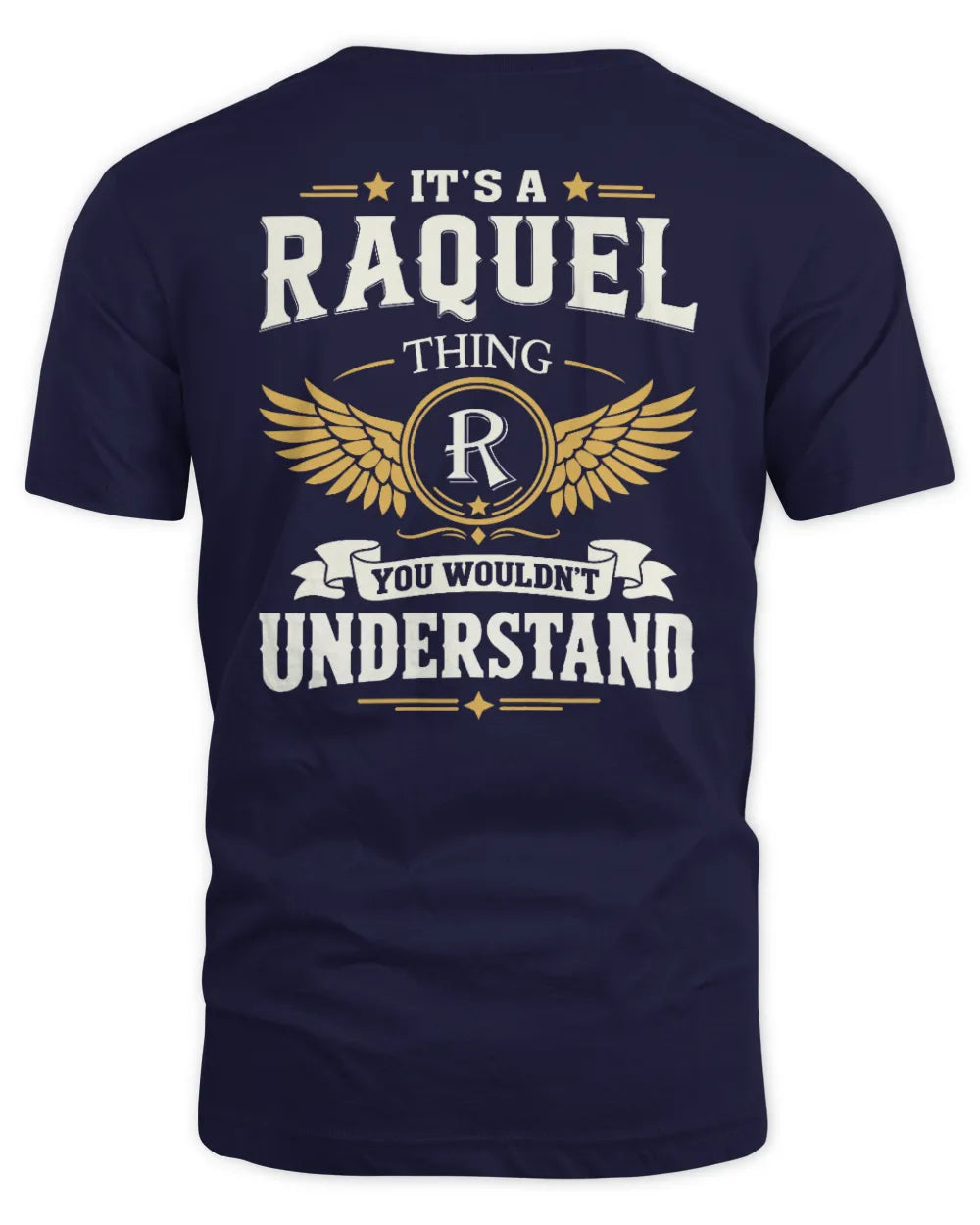 RAQUEL KT06-M008 It’s a [NAME] Thing – You Wouldn’t Understand | Personalized Vintage T-Shirt - Unisex Standard T-Shirt - Navy