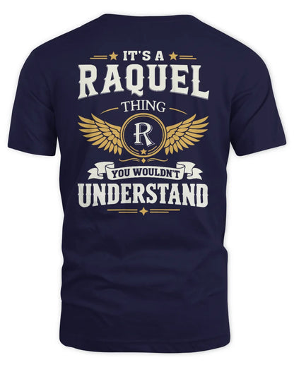 RAQUEL KT06-M008 It’s a [NAME] Thing – You Wouldn’t Understand | Personalized Vintage T-Shirt - Unisex Standard T-Shirt - Navy