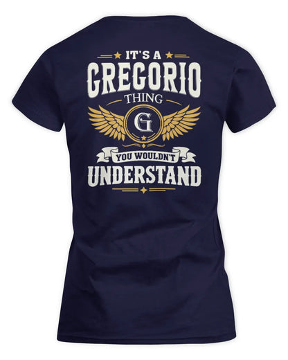 GREGORIO KT06-M008 It’s a [NAME] Thing – You Wouldn’t Understand | Personalized Vintage T-Shirt - Women's Standard T-Shirt - Navy