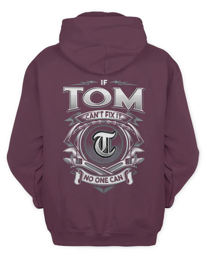 TOM AP81-K4-626 - Personalized Ahmed Quote Apparel “If Ahmed Can't Fix It, No One Can” - Unisex Hoodie - Maroon